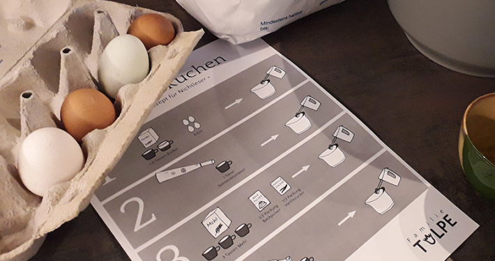Backen mit Kindern_Nichtleser backen Kuchen